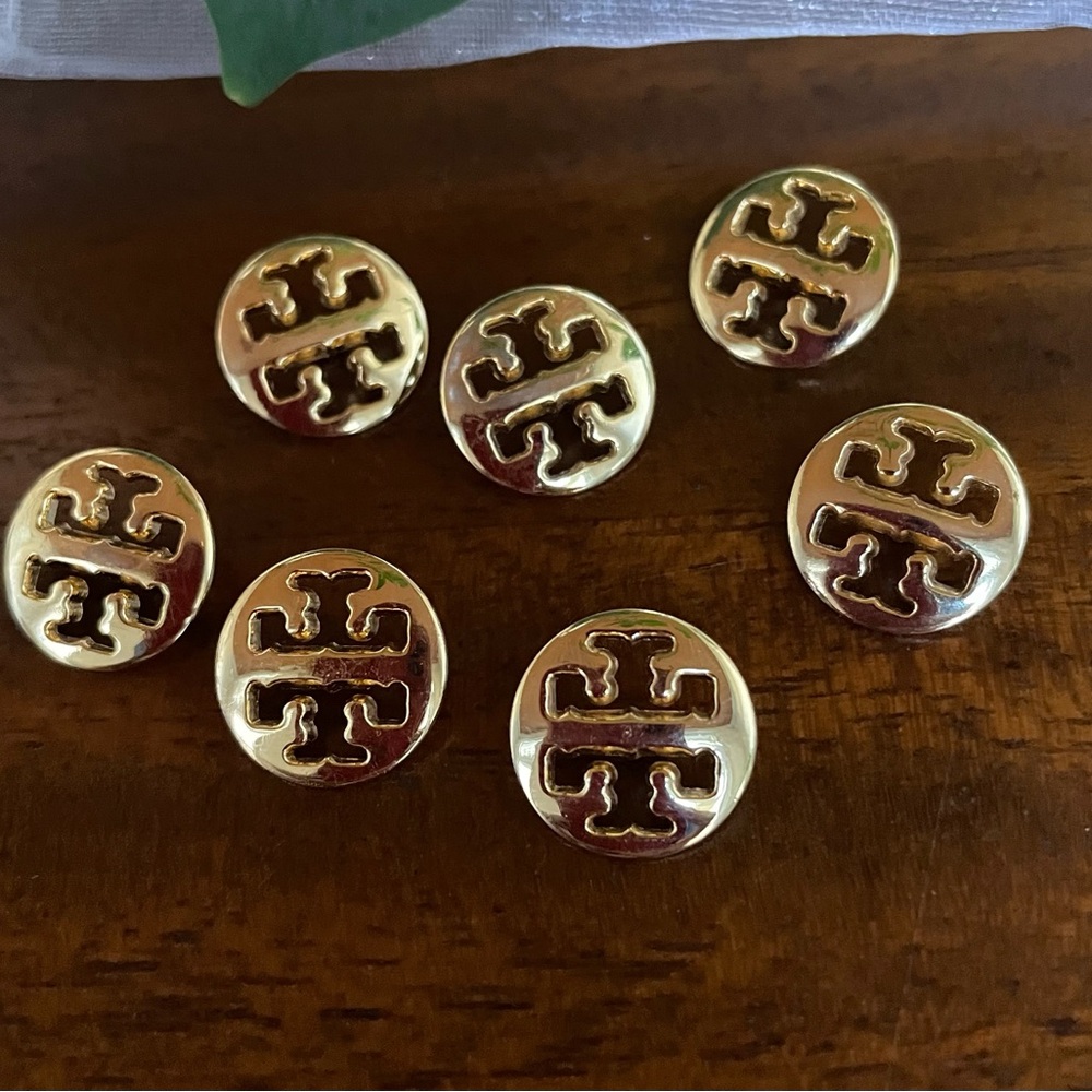 Tory Burch Gold Emblem Button